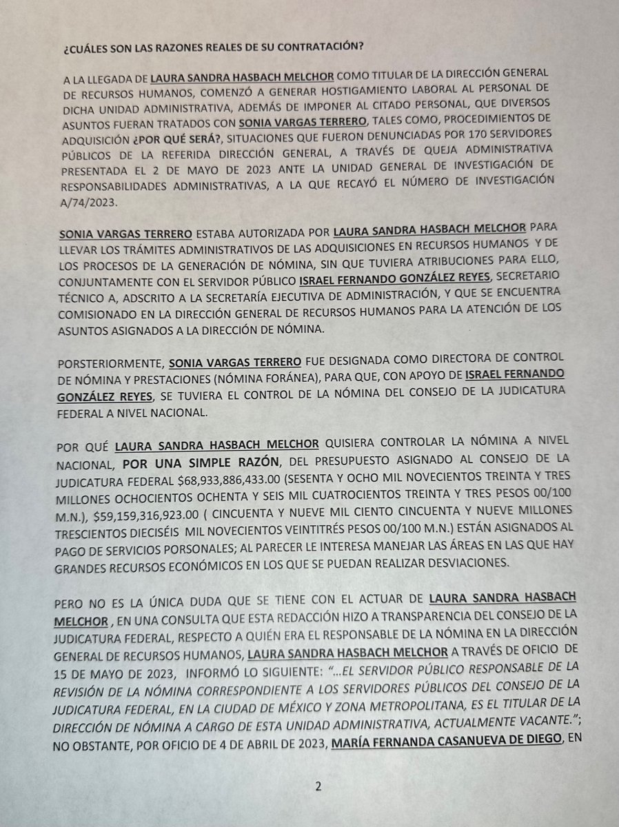 NOALACORRCJF_'s tweet photo. Las redes de Garcia Luna siguen en el Consejo de la Judicatura Federal, les cuento una pequeña parte de como sigue operando #noalacorrupcionenelCJF #cjf #garcialuna #ConferenciaPresidente #LopezObrador #RedAMLO #Mañanera #AMLO @lopezobrador_ @CJF_Mx @SCJN https://t.co/2ZEfbFbpQj