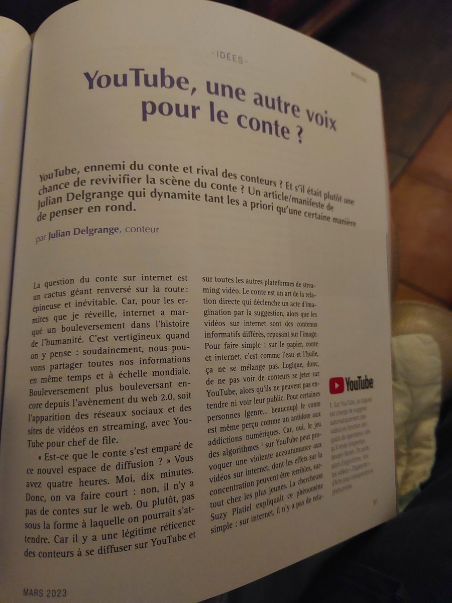 Pouiny007's tweet photo. @RoiLennon @NotaBeneMovies @FrancoisTheurel  vous êtes au courant que vous êtes cités dans "La grande oreille", la revue des arts de la parole ? 😆 je vous attendais partout sauf là ! https://t.co/XGaAMZ9G1F