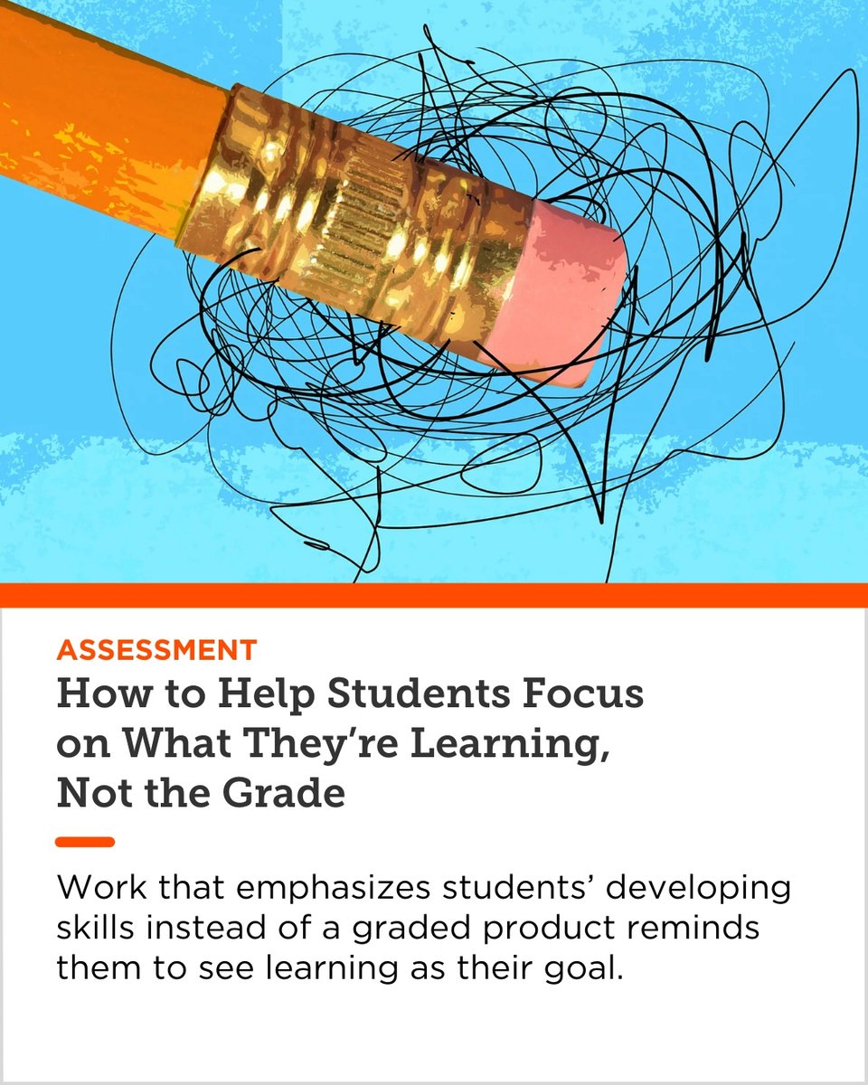 edutopia's tweet image. Do your students regularly ask questions about assignments like, “How do I get an A?” 

If so, it may be time to dig your way out of the assessment trap, writes instructional designer and associate professor Sarah Schroeder: edut.to/33Aoxn6