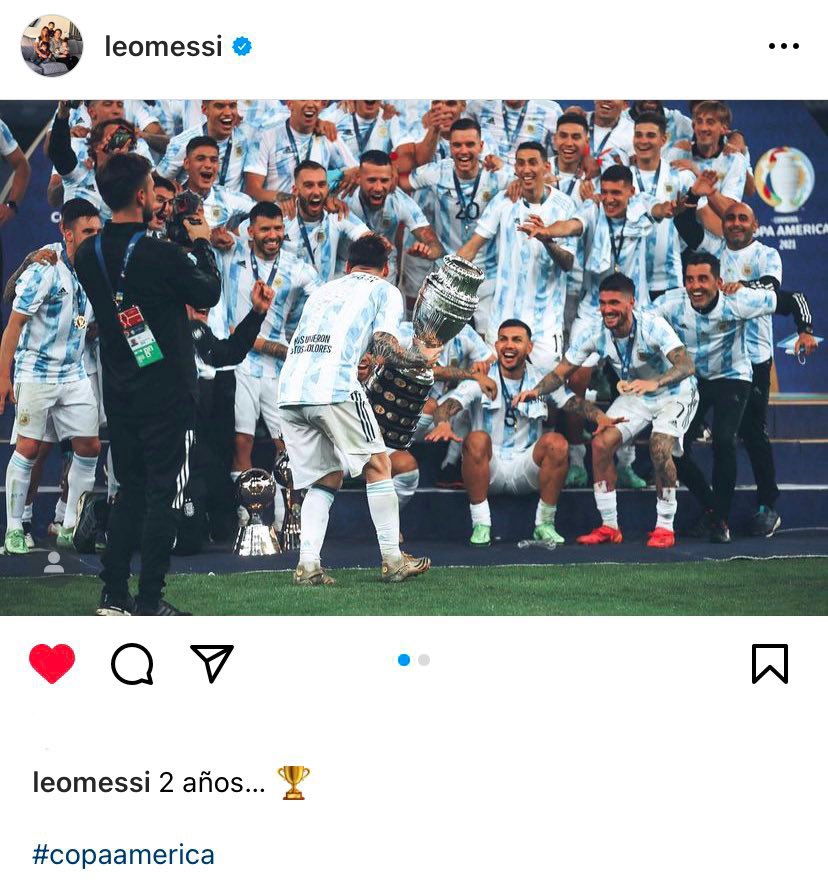 AlbicelesteTalk's tweet photo. 🇦🇷🏆 Leo Messi on IG (again): https://t.co/YGNPh6rveK