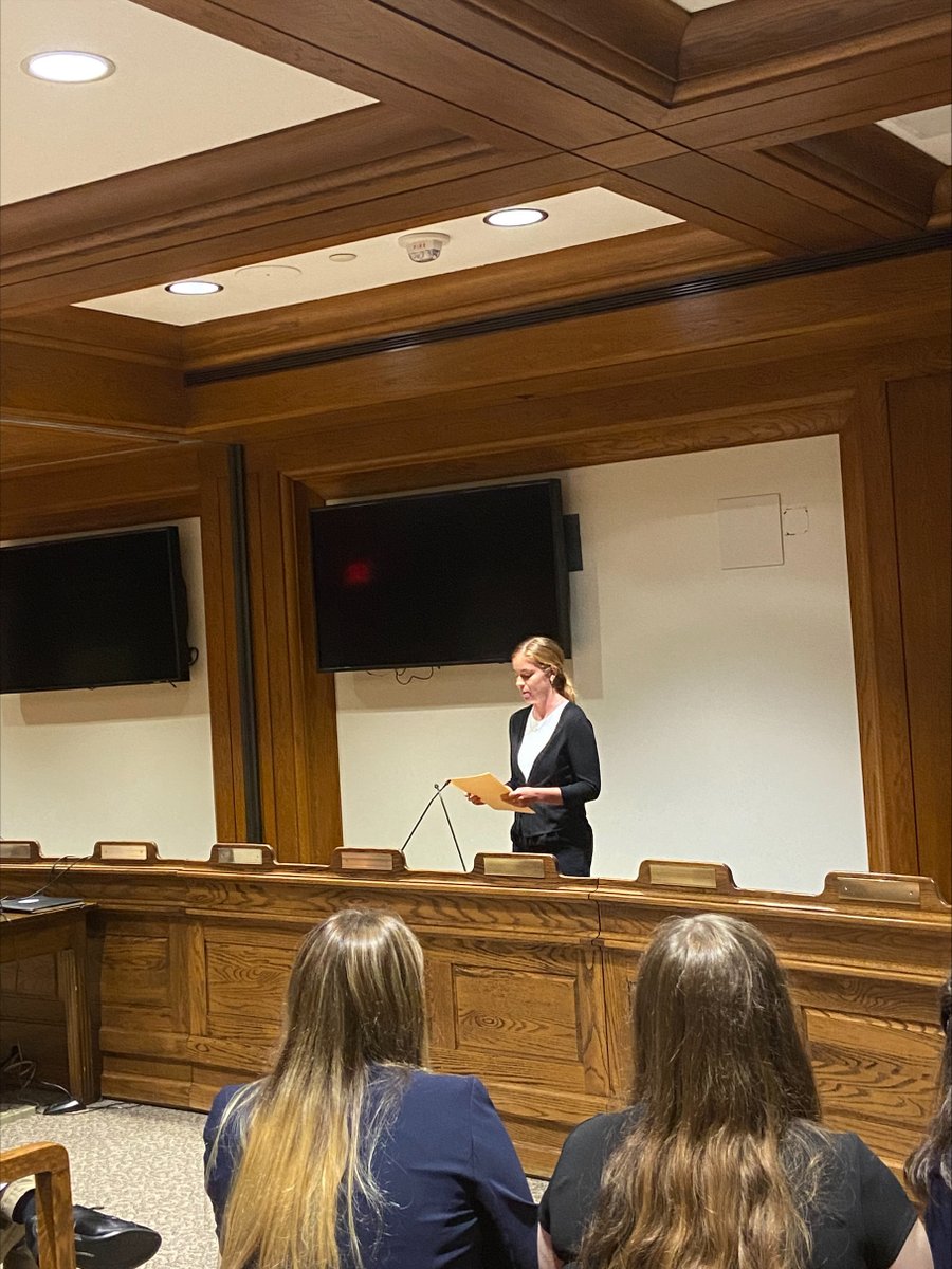 It was an honor to have Marie Hardiman, who is interning in my office this summer, introduce me this morning as the guest speaker for the Legislature's Intern Speaking Series. Thank you to @repdanhunt, his staff, and Anne Ziaja for putting the series together.