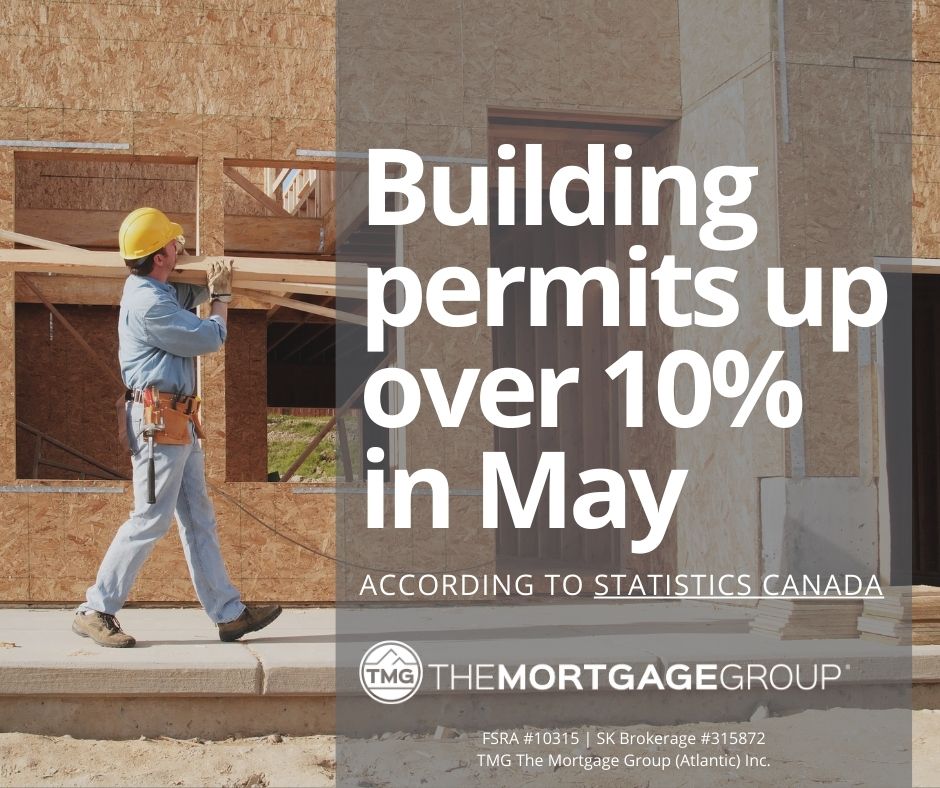 TMGCanada's tweet photo. Economic Brief: Building permits up over 10% in May
The total value of Canadian building permits rose by 10.5% to a seasonally adjusted $10.5 billion, according to Statistics Canada. https://t.co/i25TZsdSRH