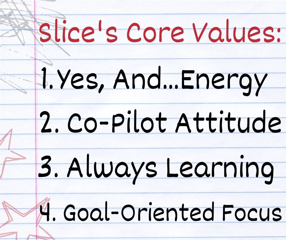 Our values are part of our company DNA. Understanding them is understanding who Slice Communications is. Watch our feed this week to learn more about our new values: ow.ly/FpZu50P7Xuu
#corevalues #motivation