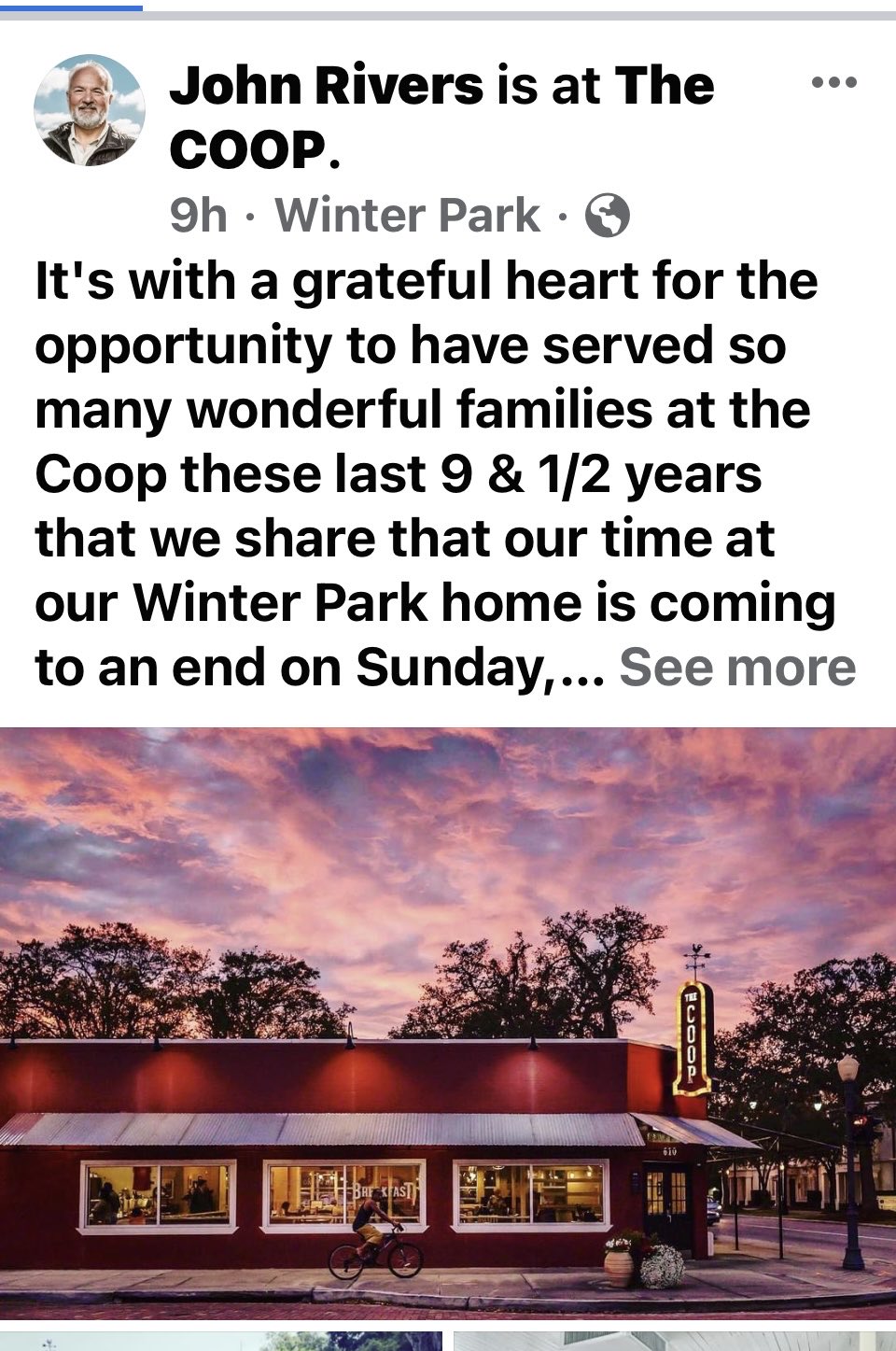 Orlando Food Blogger on Twitter "The Coop in Winter Park will be