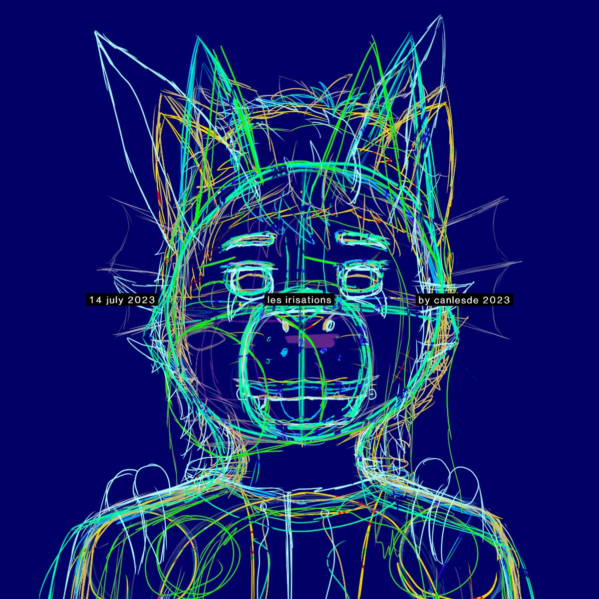 Canlesde's tweet photo. les irisations

the 1st conpilation of 2023

july 14th, 2023

by canlesde 2023

#furry #furryfandom #furrychile #furryart #furryespañol #medibangpaint #digitalart #art #teaser #colors #thermal #iridescence #experimental #irisation https://t.co/AEV1lZLf04
