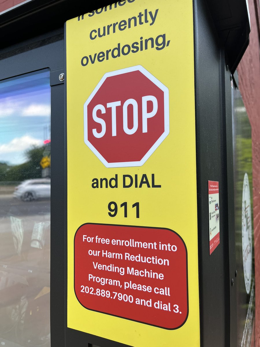 MClarke7News's tweet photo. Remember these?
@7NewsDC told you about DC’s #narcan vending machines.
How successful have they been? We checked in with the nonprofit that runs three of them to find out.
Live next at 4:30 & 5:40. https://t.co/1diy8wocVU