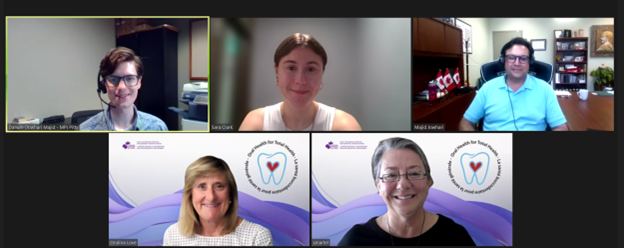LoveButtle's tweet photo. @theCDHA thanks @MajidJowhari for his commitment to ensuring a strong focus on prevention for the Canada Dental Care Program launching later this year. @LoveButtle https://t.co/qMFhdRjQ3W