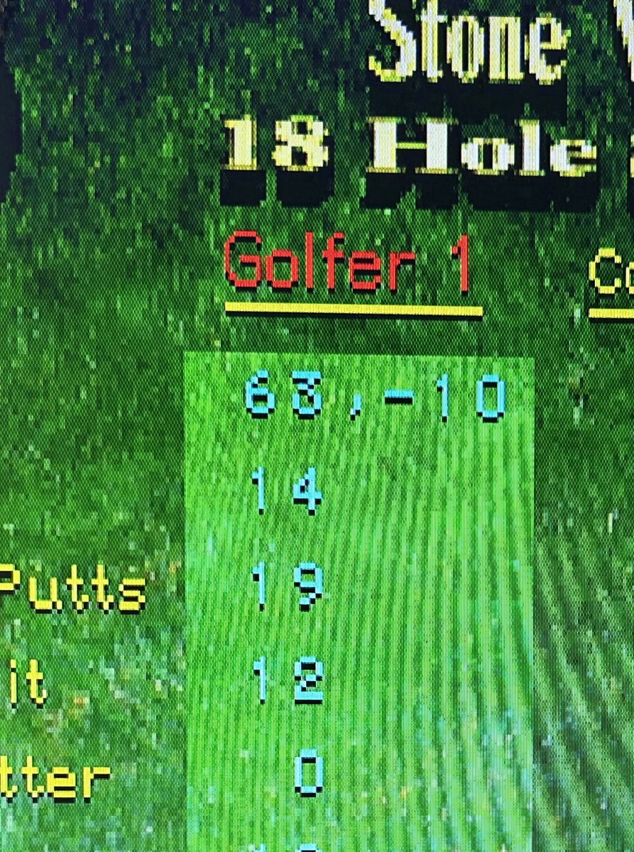 RetroGolfGamer's tweet photo. 63 at Stone Valley in @GoldenTee 2K! #mame #golf #retrogamer https://t.co/oUqpKbd2rW