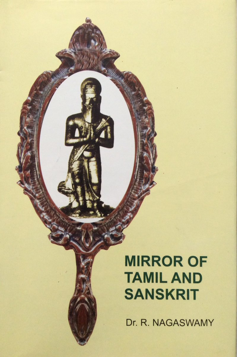 unagaswamy's tweet photo. My brother Mohan Nagaswamy is in the process of digitizing this path breaking book "Mirror of Tamil and Sanskrit" (#MOTS) authored by our father Dr. #Nagaswamy. We will make the PDF/EPUB available soon in our website 🙏. https://t.co/7RYfOq5Ra3