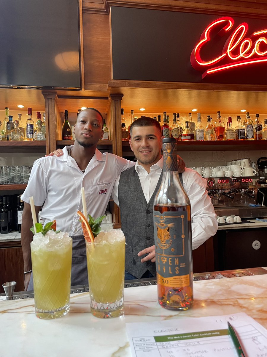 SevenTailsBrndy's tweet photo. @TheNedLondon held a cocktail competition using XO or Spiced 🦊 and they trully smashed it! 🔥

Awesome day full of expertise, creative recipes and delightful drinks featuring Seven Tails. https://t.co/HTGwYflPSQ