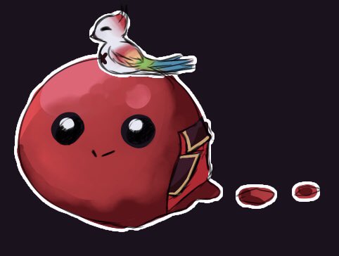 I tried, I’m not good at drawing slimes  #Parrart