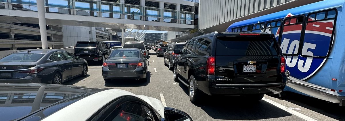 The new design and construction <a href="/flyLAXairport/">LAX Airport</a> to keep the traffic flowing has been a huge success.... Oh wait!