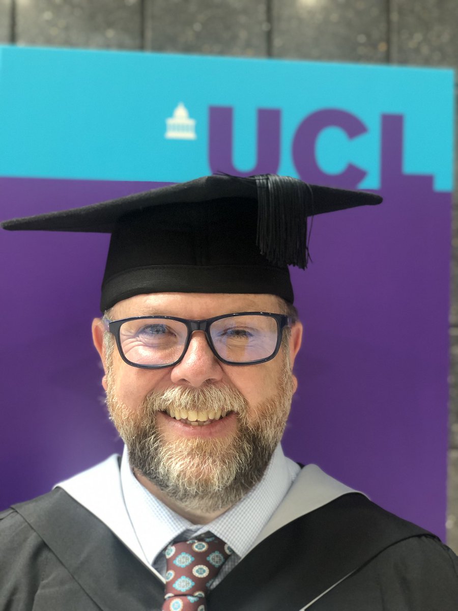 Turns out it’s NOT too late to teach this old dog a few new tricks #uclgtaduation #MAwithdistinction