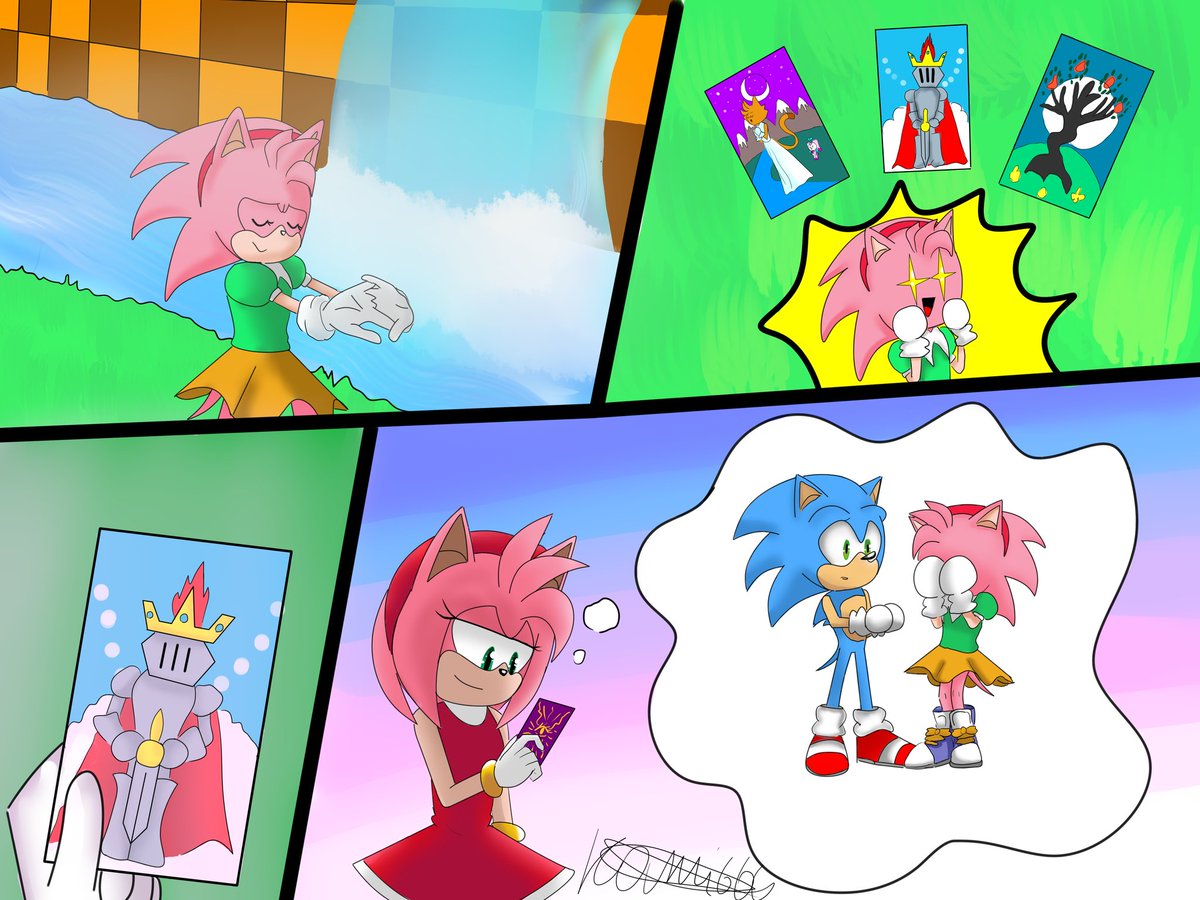 Kami66612's tweet photo. Day 2: Tarot
#SonAmy #SonamyWeek23 #Sonamy2023 https://t.co/10wJvVg4oa