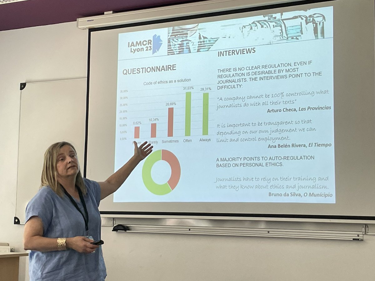 Lourdes López (@globulink) on Twitter photo Ethical concerns: AI mediated communications. Session 2 of <a href="/EthicsWG_IAMCR/">Ethics of Society & Communication</a> <a href="/gdetorres/">Elvira Garcia de Torres @gdetorres.bsky.social</a> Ethical concerns: AI mediated communications. Session 2 of <a href="/EthicsWG_IAMCR/">Ethics of Society & Communication</a> <a href="/gdetorres/">Elvira Garcia de Torres @gdetorres.bsky.social</a>