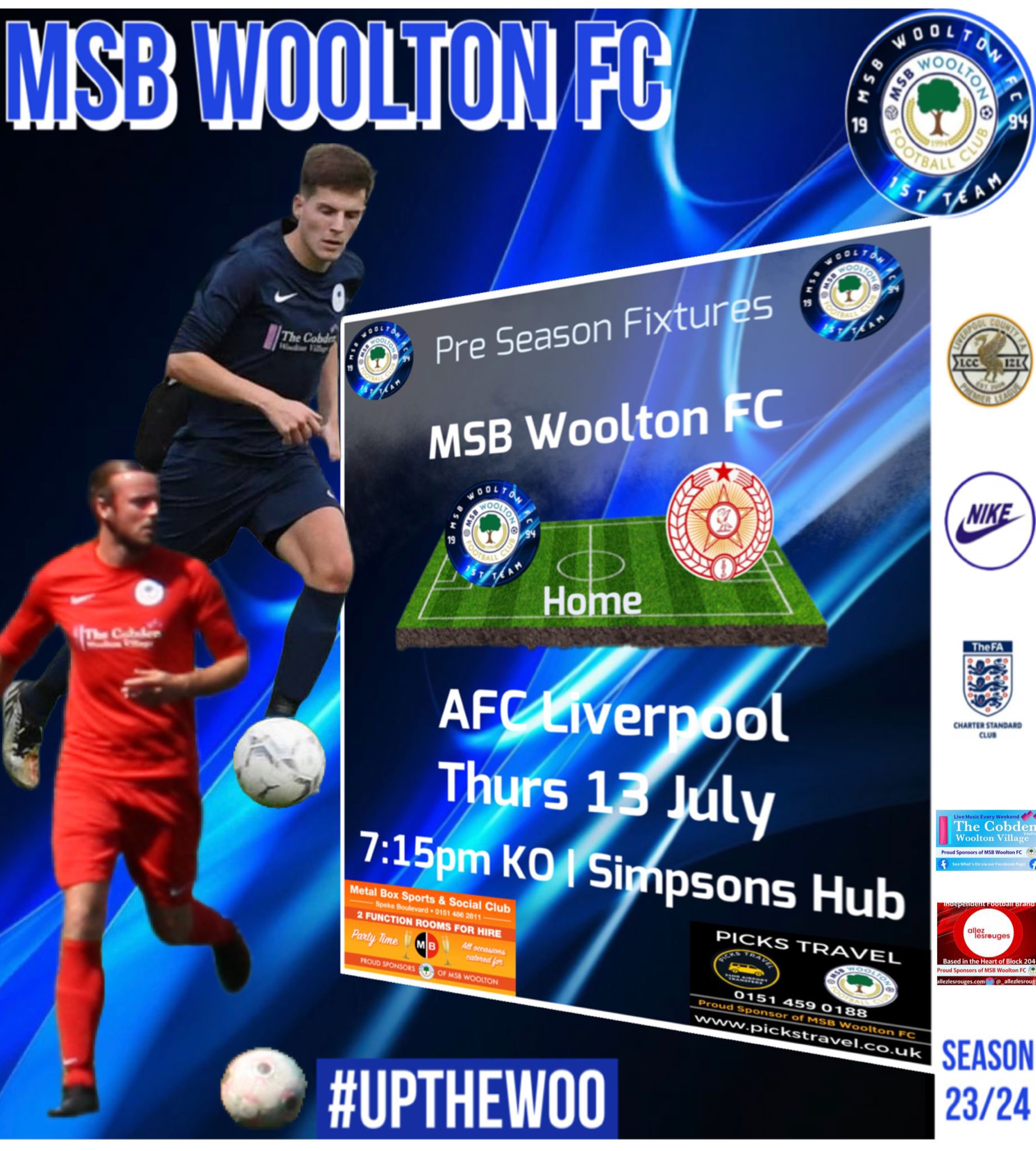 MSB Woolton FC (Sat 1st, Reserves & 3rd Teams) on Twitter: