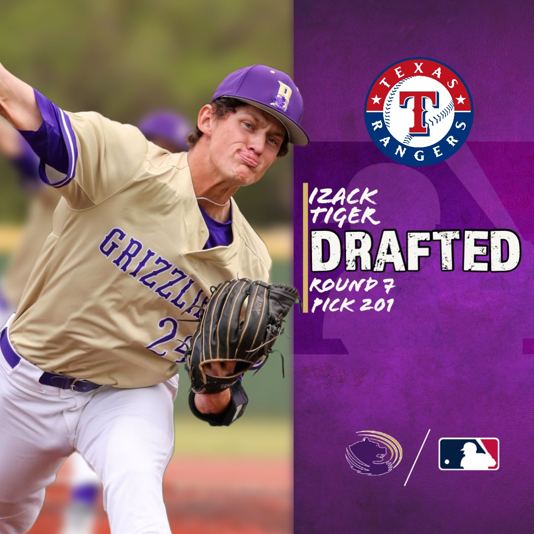 Our guy is messing with Texas 🤠

Izack Tiger is picked up by the Texas Rangers in the 7th round!

Congrats Izack!

#RoarGrizz🐻