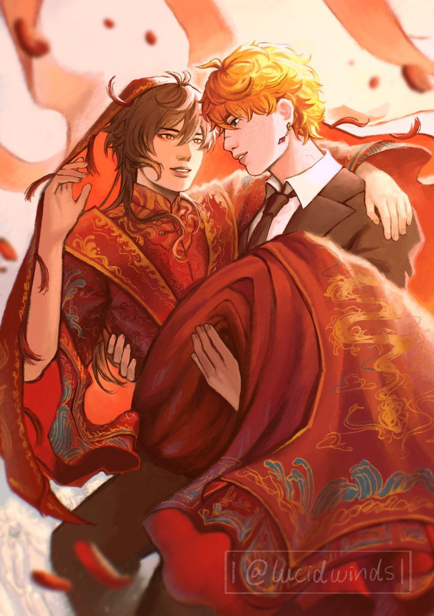 lucidwinds's tweet photo. Uploading this before I forget again skull emoji
Full piece for the free #tartali zine #NarwhalsAndLapisZine 
bless these fools hope they trip n fall on their wedding https://t.co/t3QYNEv4wL