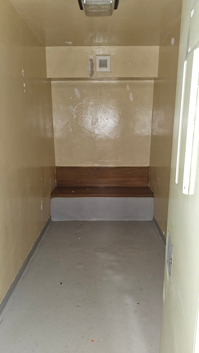 Save_Shirehall's tweet photo. A few photos of the police cells in the basement of Shirehall. There's a rabbit warren of corridors and rooms below the surface in the basement. History that cannot be lost! https://t.co/DRHH6XVVmF