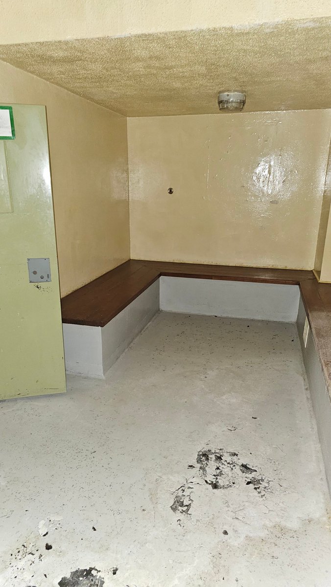 Save_Shirehall's tweet photo. A few photos of the police cells in the basement of Shirehall. There's a rabbit warren of corridors and rooms below the surface in the basement. History that cannot be lost! https://t.co/DRHH6XVVmF
