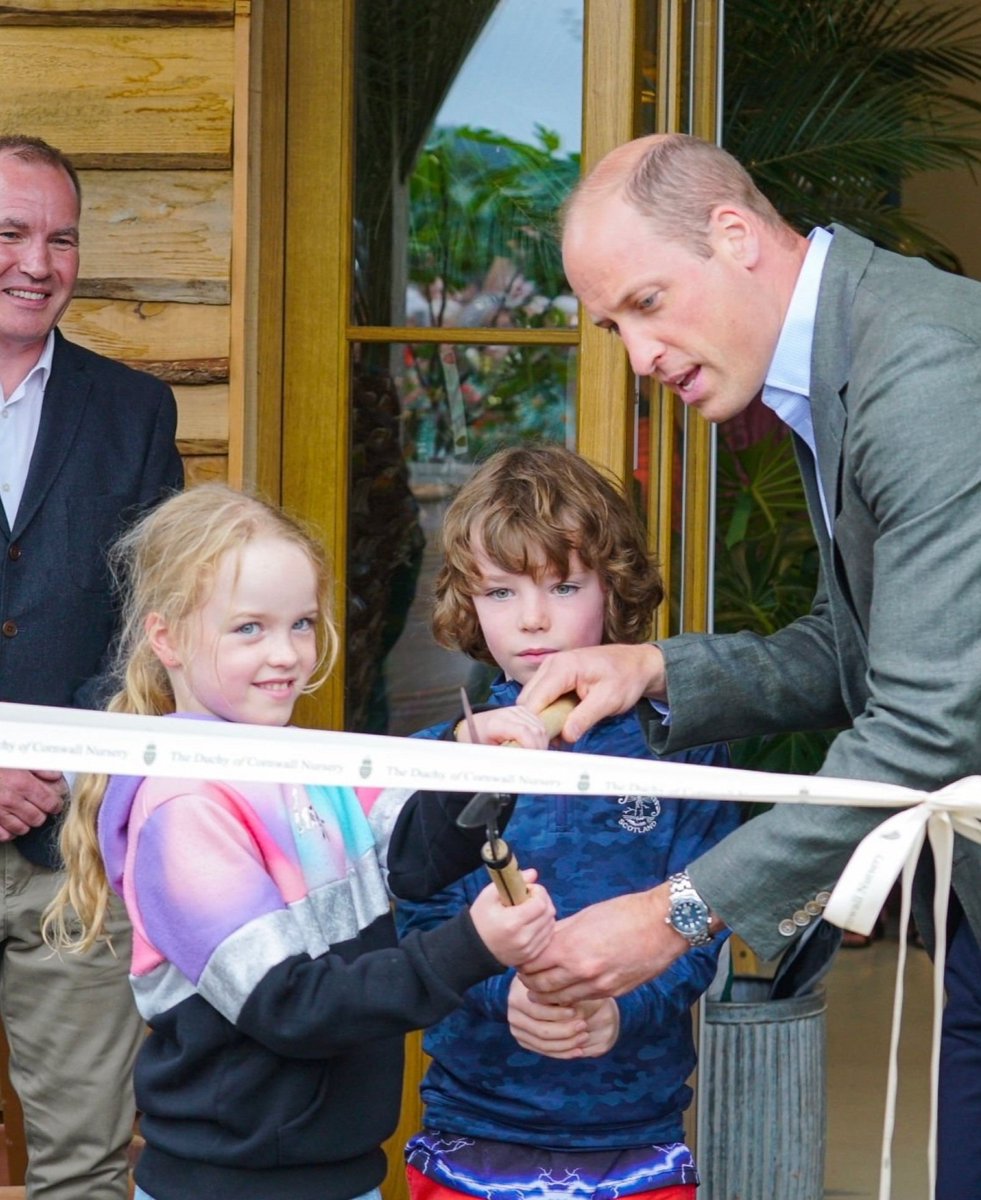 The Duke of Cornwall opening The Orangery restaurant in Lostwithiel, Cornwall 🍊🪴💚