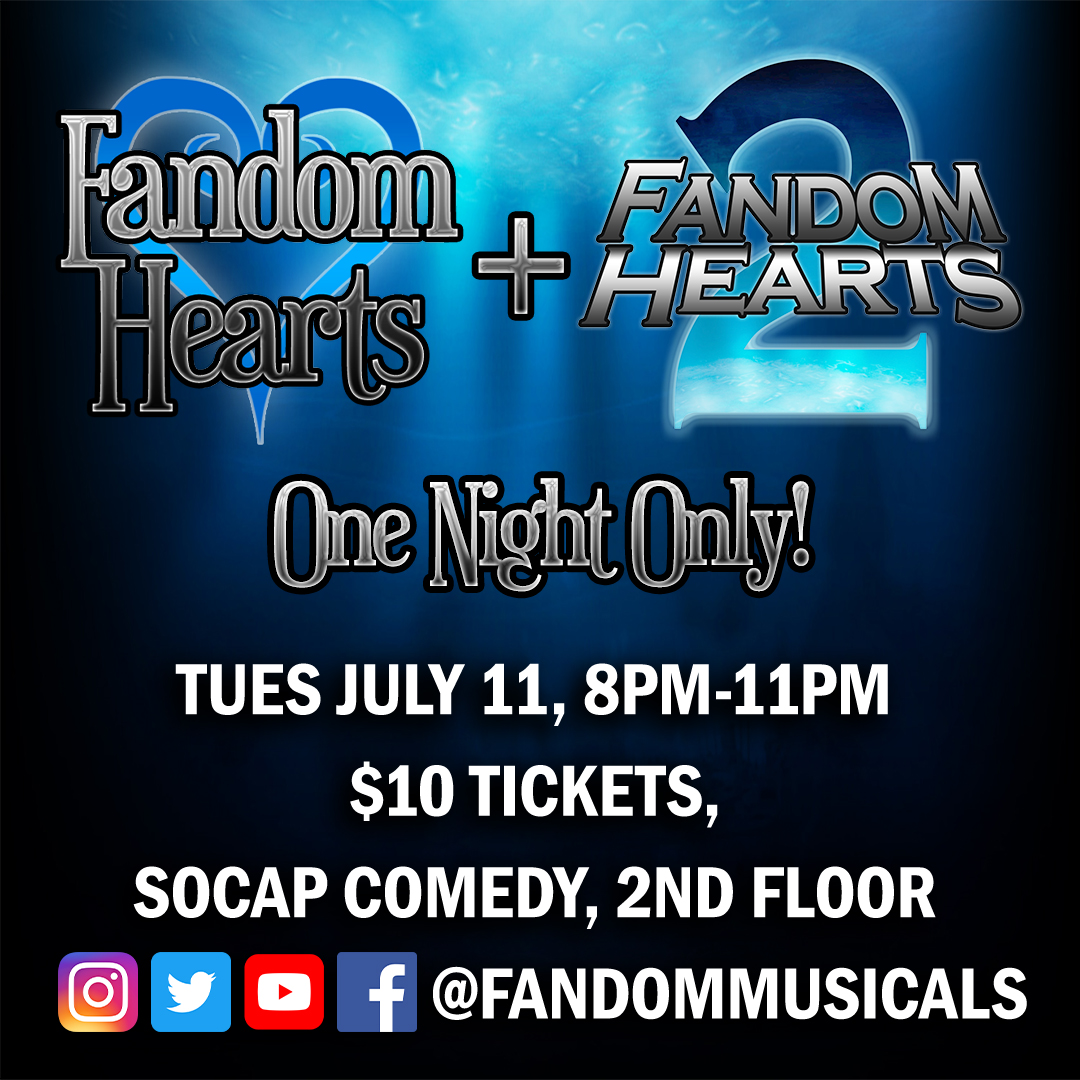 FandomMusicals's tweet photo. Hey @KH13com @khinsider @khultimania @khunion how about a retweet for our KINGDOM HEARTS PARODY MUSICAL that's tomorrow and live in Toronto?
https://t.co/Kre5NuKrB9 https://t.co/xb2Bi6rACq