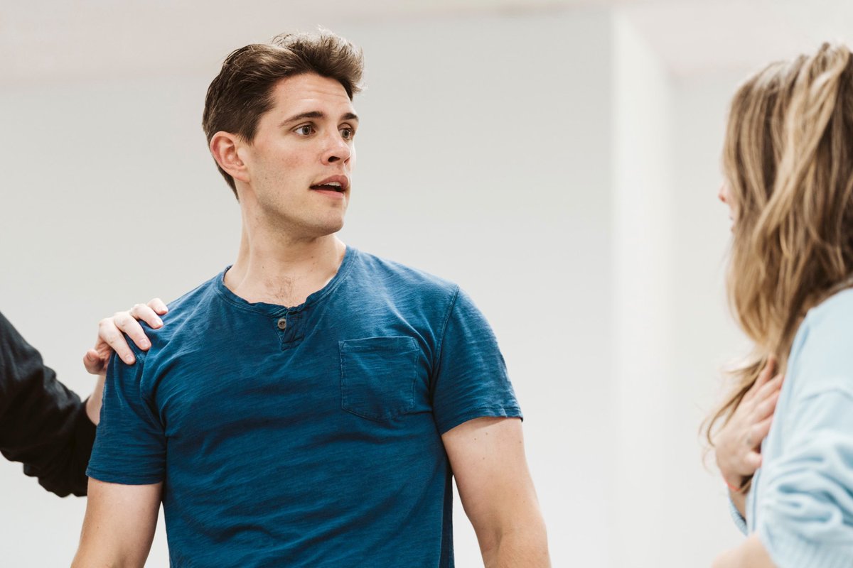 MoulinRougeBway's tweet photo. #CaseyCott is officially in rehearsals, Bohemians! Can confirm “Your Song” (Casey’s Version) is going to blow you away 🎶❣️ https://t.co/qnDh9ndyxk