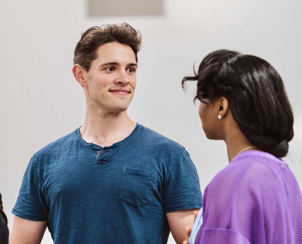 MoulinRougeBway's tweet photo. #CaseyCott is officially in rehearsals, Bohemians! Can confirm “Your Song” (Casey’s Version) is going to blow you away 🎶❣️ https://t.co/qnDh9ndyxk