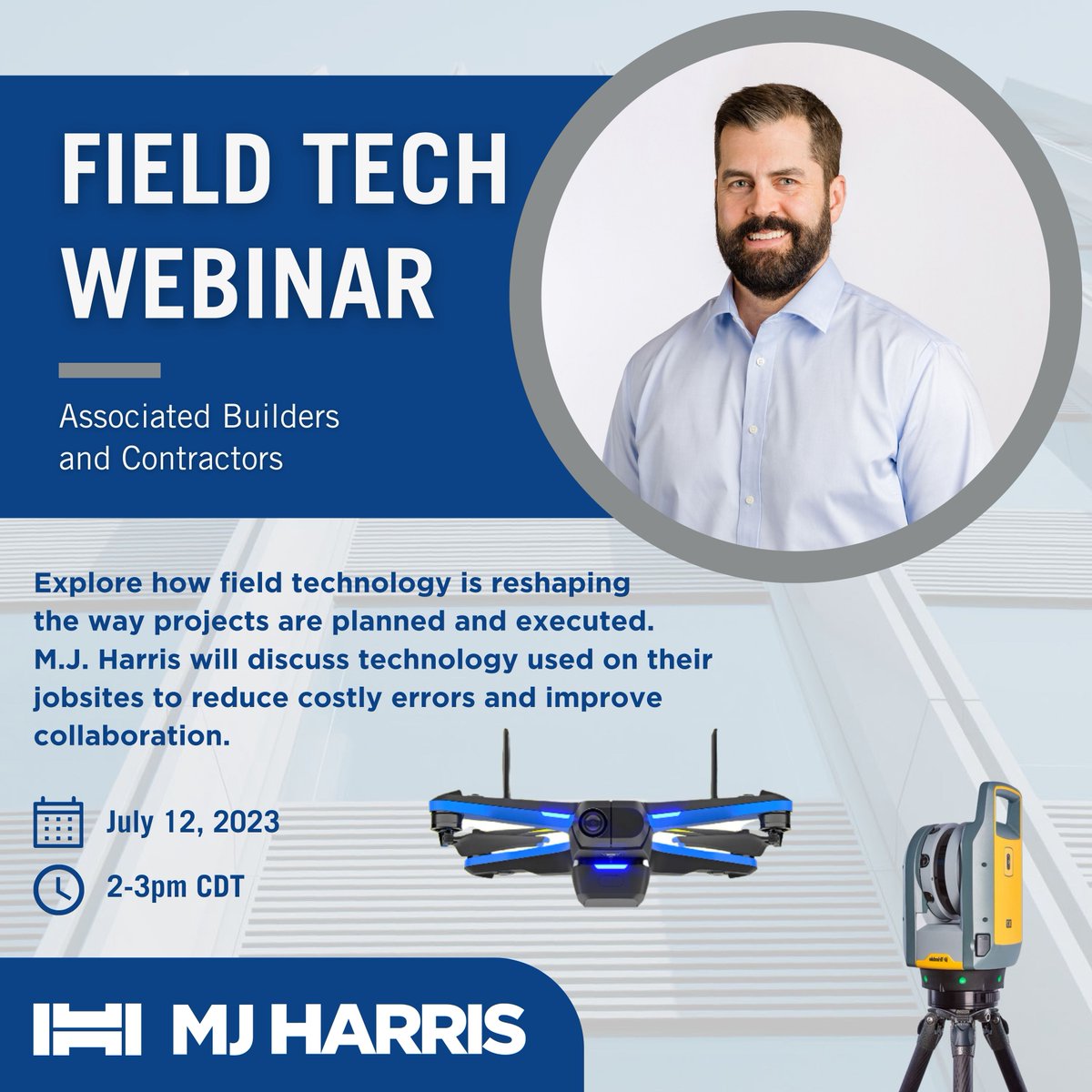 Connect with us on this great webinar coming up on Wednesday, July 12! This free event will explore the transformative power of construction field technology and how it is reshaping the way projects are planned, executed and completed.
lnkd.in/g5Wq2Fc2