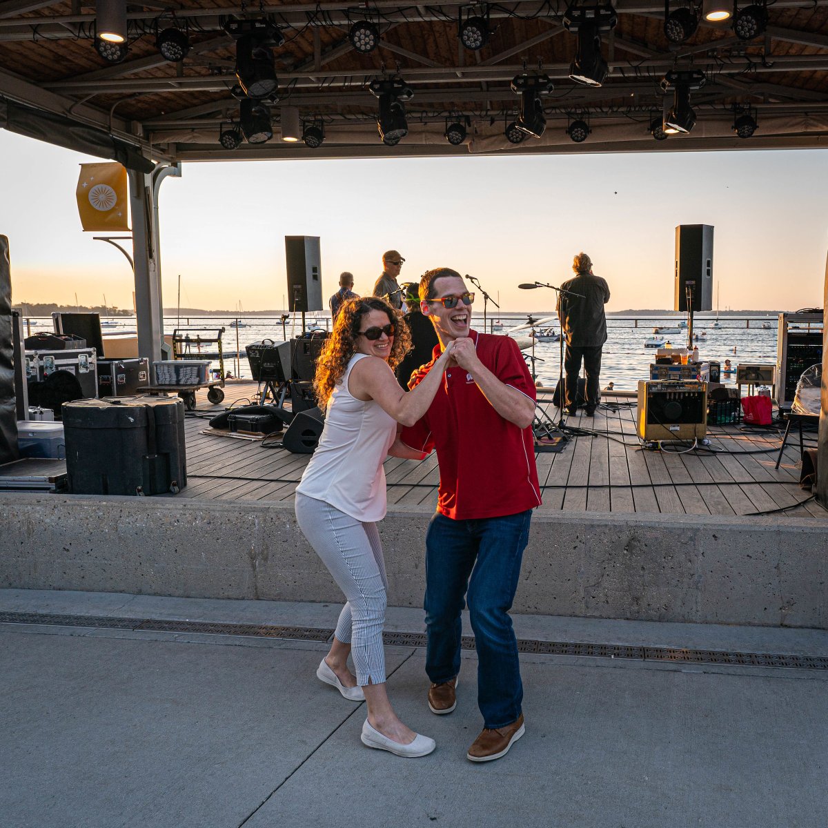 Swing by the Terrace to jazz up your evening: union.wisc.edu/swingdance! 🕺 

You're invited to Swing Dance Night on the Terrace on July 30 from 7-10pm, presented by <a href="/WUDmusic/">WUD Music</a> and Hoofer Sailing Club. Dance the night away to live music with instructors to guide you! 🎶