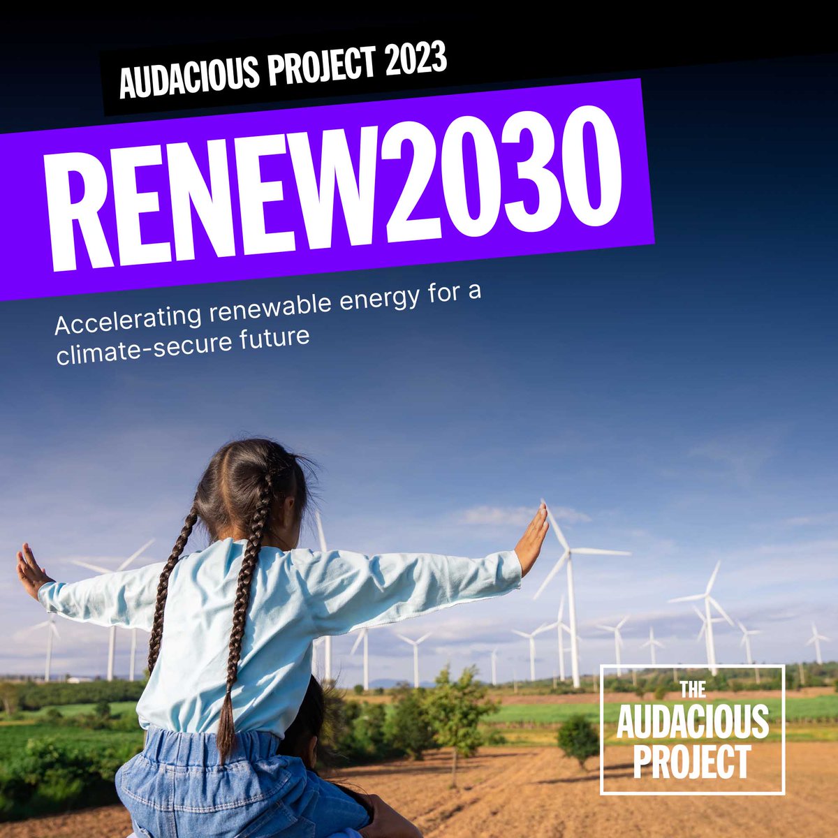 Rebecca from Renew2030 will be taking to the stage this Friday at #TEDCountdown 🎙 Meanwhile, learn more about the organization and Audacious goals: audaciousproject.org/grantees/renew… #AudaciousProject
