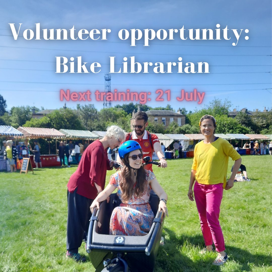 PortyCommunityEnergy (@energyporty) on Twitter photo Become a Bike Librarian with us. You would help others to enjoy our awesome electric cargo bikes. It's a super fun volunteer role 🤩. Next bike librarians group training: 21st July.
If you are interested email us: portycommunityenergy@gmail.com Become a Bike Librarian with us. You would help others to enjoy our awesome electric cargo bikes. It's a super fun volunteer role 🤩. Next bike librarians group training: 21st July.
If you are interested email us: portycommunityenergy@gmail.com