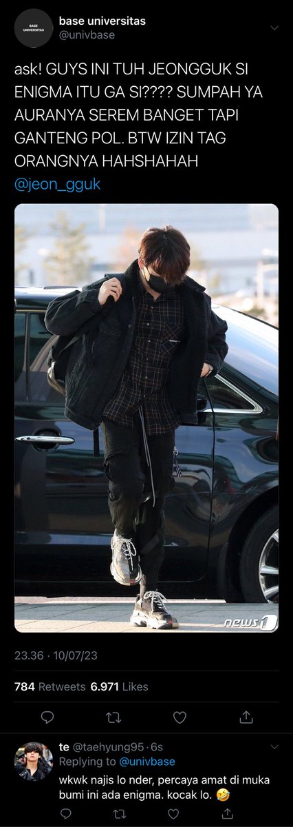 sequexl's tweet image. taekook • kookv
one tweet au; “nantangin”
enigma — alpha.