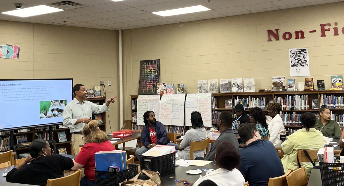 DrNormanCSauce3's tweet photo. Invigorating morning with the stupendous staff &amp; leaders at Stone Mountain MS - thank you ⁦@ed_dir Facilitator ⁦@derrick22dalton⁩ for your partnership &amp; guidance. The Pirates are ready for a great new school year! ⁦@DeKalbSchools⁩ #DCSDRegion4 https://t.co/19316LdGEj