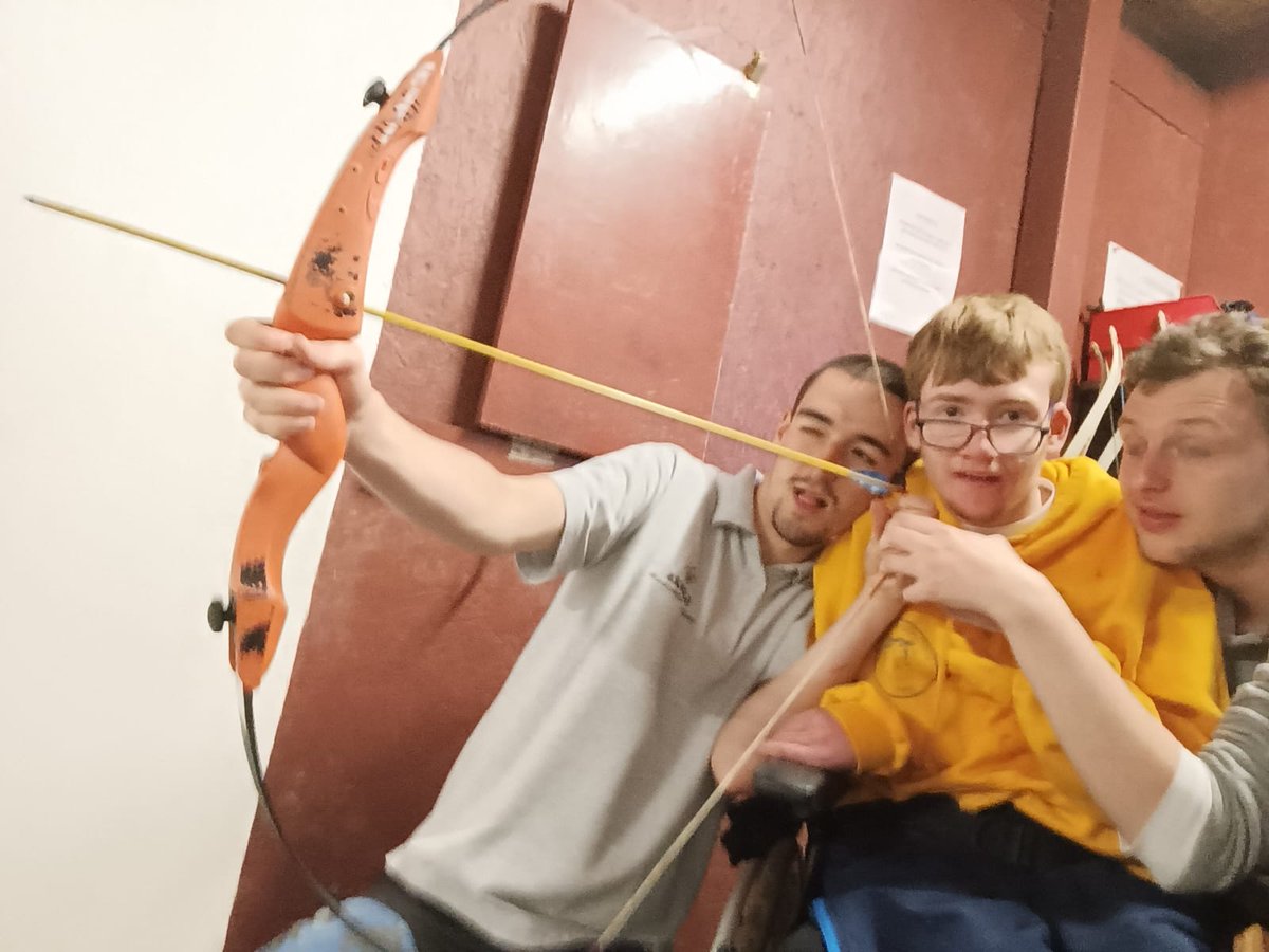 77thGDS's tweet photo. It's Day 7 at Summer Camp - Friday's adventure included swimming then abseiling, rock climbing and archery and even had our own dance exercise class led by one of our volunteers! Then it was dinner and our final campfire, including birthday cake! https://t.co/T7J9d2EcPn