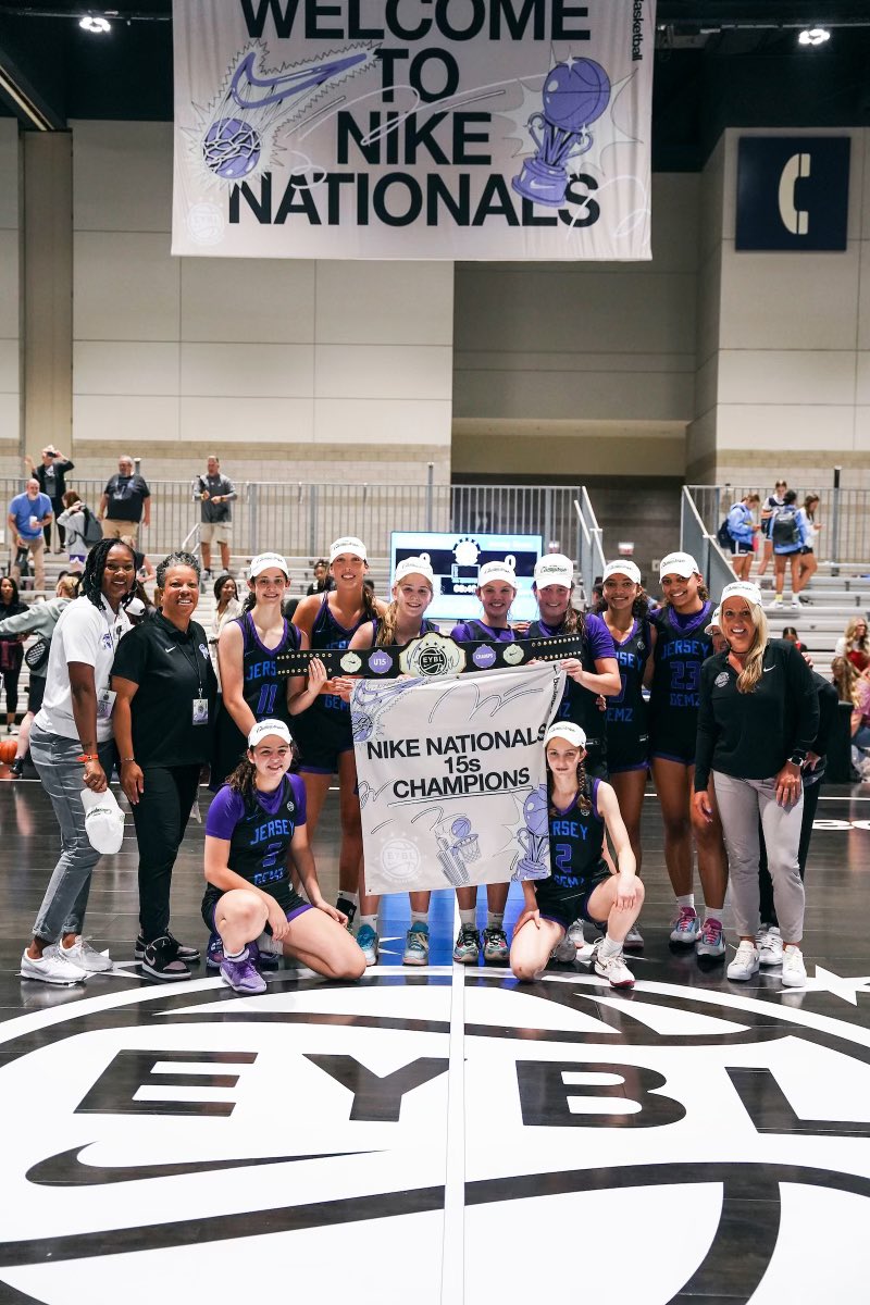 Nike Girls EYBL (@nikegirlseybl) on Twitter photo Congratulations to our 15U Nike Nationals Champions <a href="/Jersey_gemz/">Jersey Gemz</a>. π
#2023EYBL | #NikeNationals Congratulations to our 15U Nike Nationals Champions <a href="/Jersey_gemz/">Jersey Gemz</a>. π
#2023EYBL | #NikeNationals