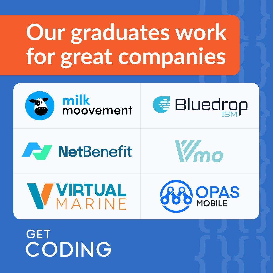 _GetBuilding's tweet photo. We're so happy to see our students doing well in top companies! We are proud to be a part of making our local tech community stronger!🎉🙌
#getcodingnl #yyt #technl https://t.co/qr6g4pCH0R