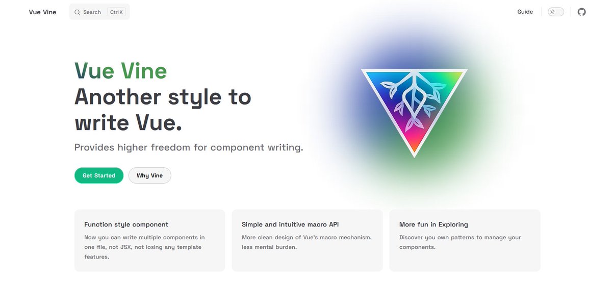 vuejsfeed's tweet image. Vue-vine is a new way to write #vuejs components with greater flexibility. Create multiple components in a single file.

vue-vine.netlify.app
#vuejsfeed #Netlify #Vue #File