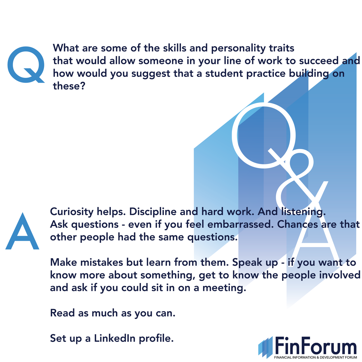 TheFinForum's tweet photo. Some valuable advice shared again, just in case you missed it!

Be sure to go through our older posts for more info like this.

Remember that you can always become a FinForum Member by clicking on the link in our bio.

#studentsuccess #careerinsights #tipsforsuccess #FinForum https://t.co/b5It5JZkXL