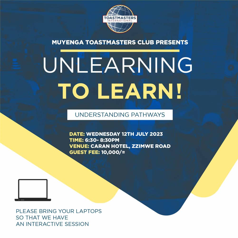 Muyenga Toastmasters Club (@clubmuyenga) on Twitter photo You won't want to miss it!! ππΏππΏππΏππΏππΏππΏππΏππΏππΏππΏππΏππΏππΏππΏππΏππΏππΏππΏ
*Date:* Wednesday 12th June 2023
*Time:* 6:30- 8:30pm
*Venue:* Caran Hotel, Zzimwe Road, Muyenga.
*Guest Fee:* 10,000/-
*RSVP:* 0786303581, 0709172417. You won't want to miss it!! ππΏππΏππΏππΏππΏππΏππΏππΏππΏππΏππΏππΏππΏππΏππΏππΏππΏππΏ
*Date:* Wednesday 12th June 2023
*Time:* 6:30- 8:30pm
*Venue:* Caran Hotel, Zzimwe Road, Muyenga.
*Guest Fee:* 10,000/-
*RSVP:* 0786303581, 0709172417.