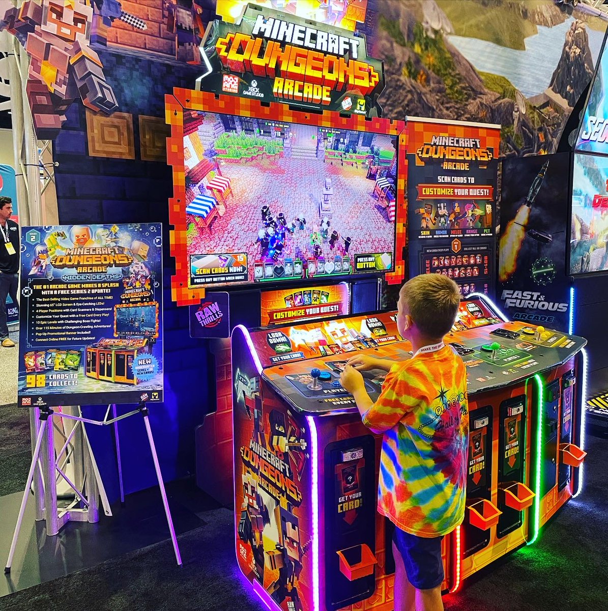 rawthrills's tweet photo. Want to add a touch of magic to your arcade? ๐งโโ๏ธ๐ Minecraft Dungeons Arcade is the perfect game for you! Its imaginative graphics and enchanting storyline will transport players to another world. #MinecraftDungeonsArcade #ArcadeMagic #GetYourGameOn https://t.co/ksdPcmzWeZ