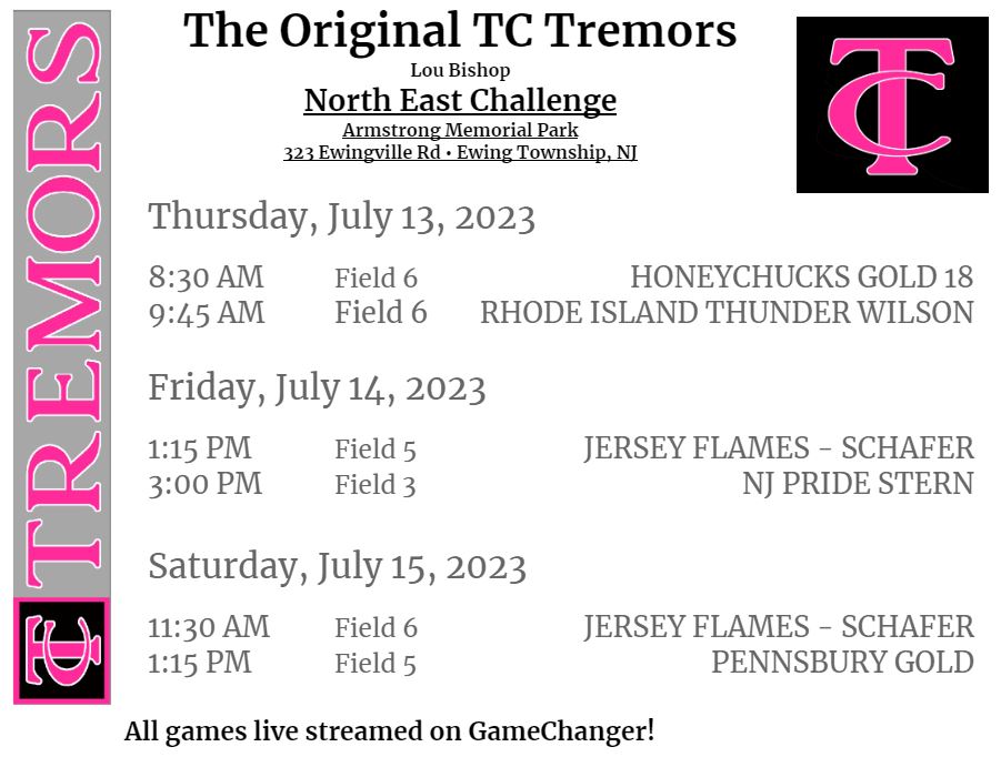 Heading to the North East Challenge this weekend.
#tremorfamily
#trusttheprocess
<a href="/BluechipSoftbal/">BluechipSoftball</a> <a href="/DiamondDynamics/">Diamond Dynamics</a>