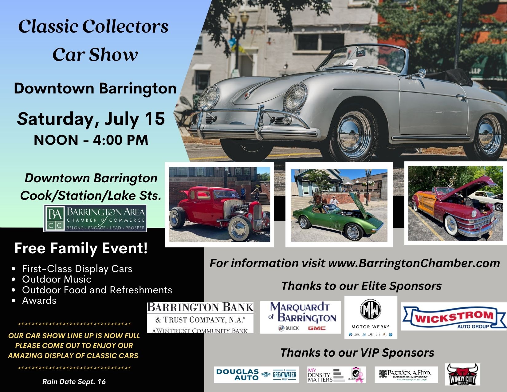 Barrington Area Chamber of Commerce on Twitter "Stop by our Classic