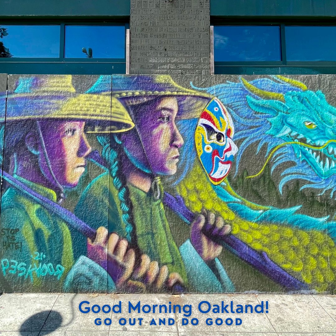 Good Morning Oakland! #GoOutandDoGood

📸: Rhonnel Sotelo