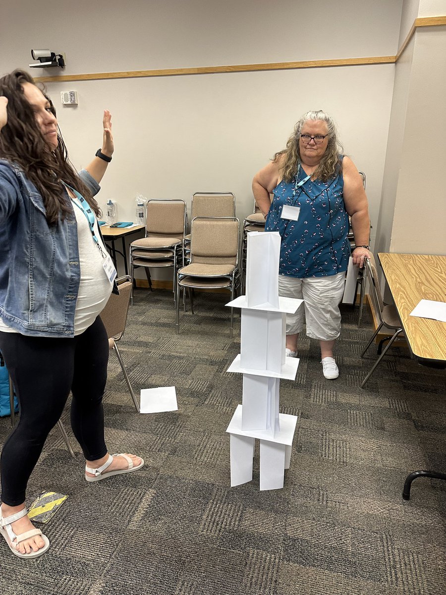 susanfreeves's tweet photo. Itβs a great start to the week with our problem solving process in #CSDiscoveries @TeachCode @WTCS @ESCRegion20 building and iterating our paper tower designs https://t.co/gguxY0BSL8