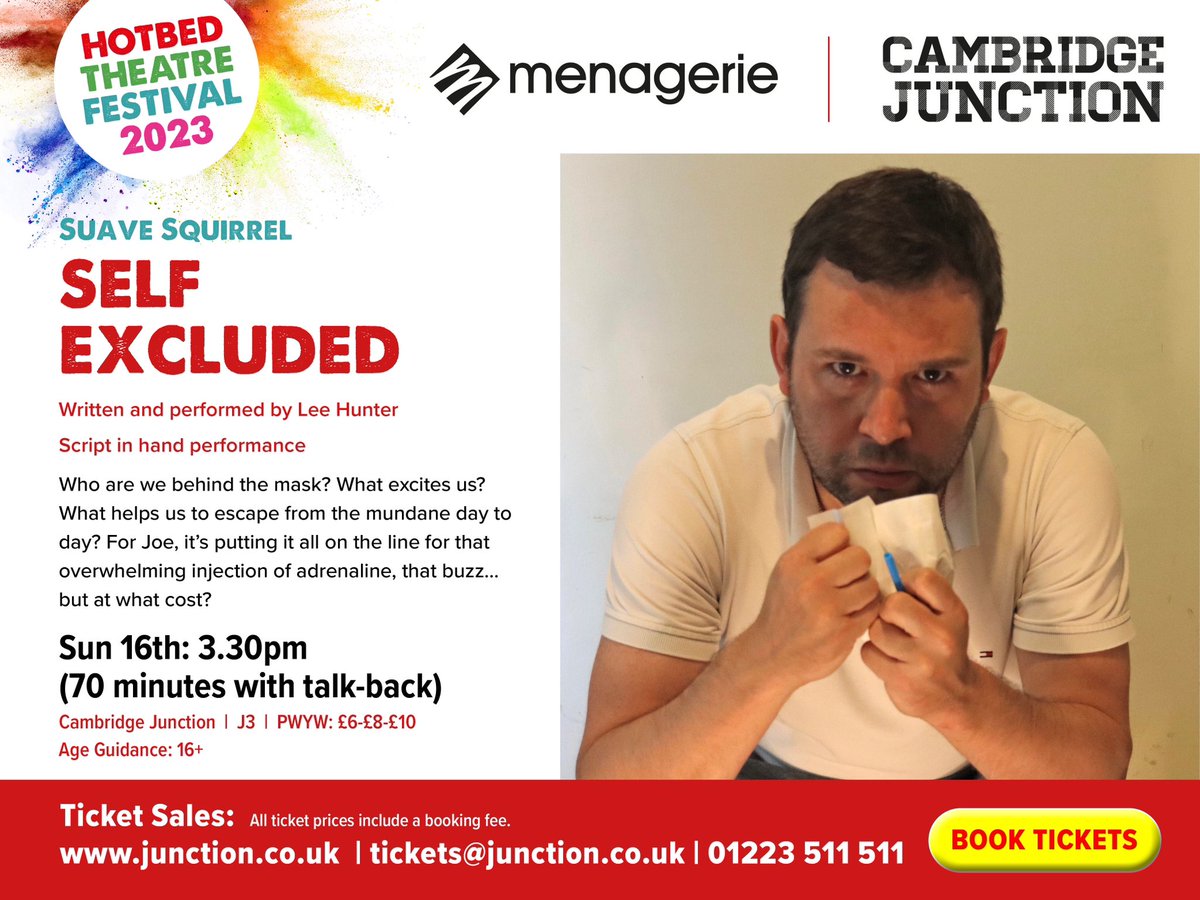 I’ll be performing this Sunday at the Junction in Cambridge. This is a piece that I’ve been developing for a few years. I’ve a few people to thank but mostly the amazing <a href="/AnastasiaOseiK/">Anastasia Osei-Kuffour</a> who has mentored me with it throughout! Come through if you can! #Theatre #HotbedTheatreFest🎭
