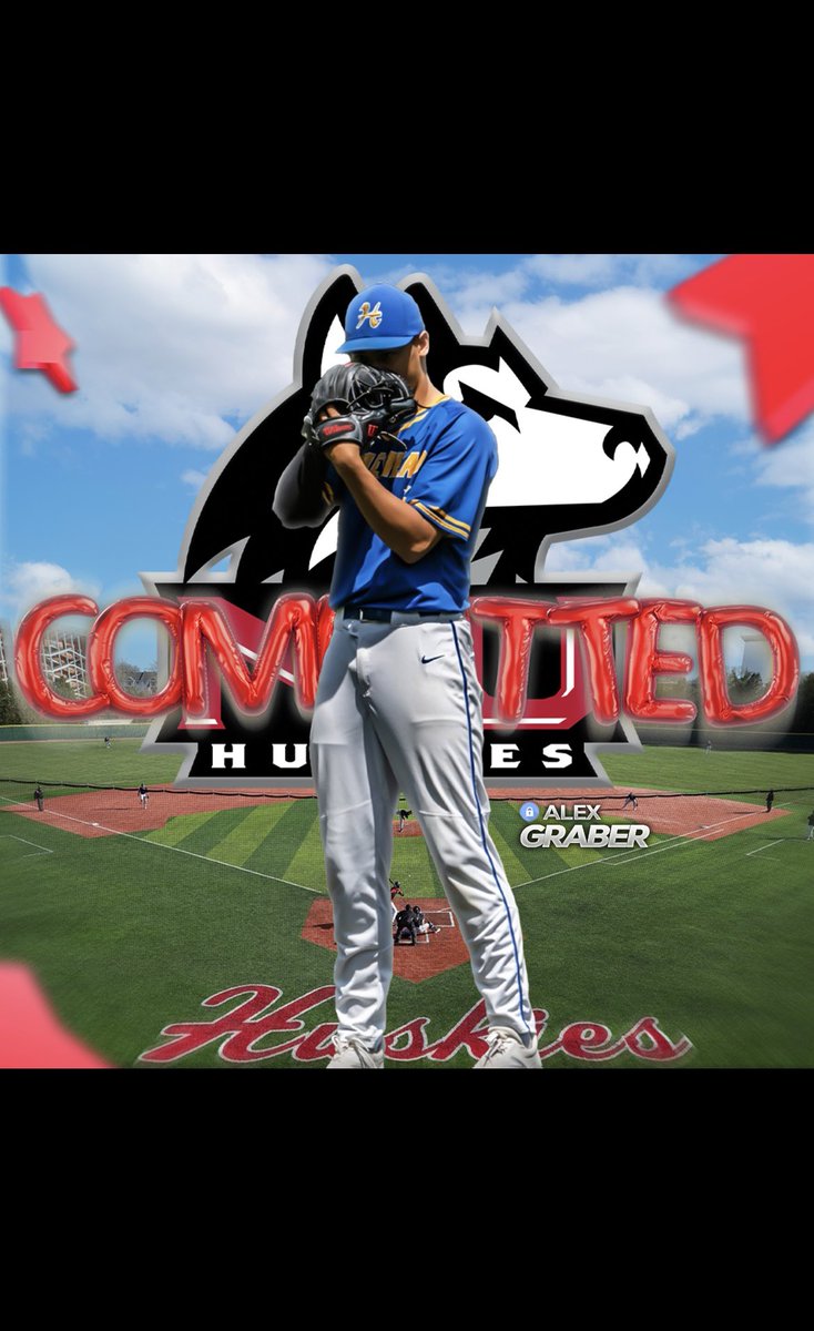 Thankful and beyond blessed to announce that I’ve decided to continue my baseball and academic career at Northern Illinois University. A big thank you to my family, coaches, and everyone who’s supported me on this journey. Go huskies ‼️‼️🐾🐾