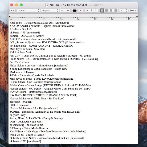 🆕 one hour mix of some of my fav things in the world 

lots of exclusives + i worked very hard on it 🥹 on.soundcloud.com/z1Rsohg4cShaDm…