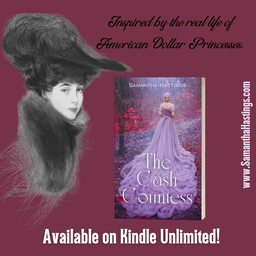 Purchase THE CASH COUNTESS here: a.co/d/8BtgDMt

Rapunzel meets "Downton Abbey" in this sweet Gilded Age romance!

Miss Cordelia Jones is an American Princess, but her story is no fairytale.

#TheCashCountess #GildedAgeRapunzel #SweetRomance #CleanRomance