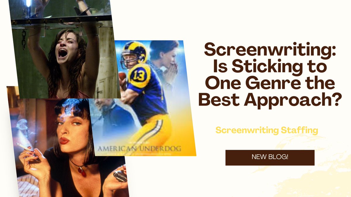ScreenwritingSU's tweet photo. Debate: #Screenwriters, one #genre or multi-genre? You're a #storyteller - why confine yourself? Consider #Lucas & #Peele's diversity.
https://t.co/OBhr6V4Qkf
#genrewriters #mondaywriting #screenwriting #screenplays #wgastrike #writers #wgastrong #screenwriterseverwhere https://t.co/kELlZnZNTs